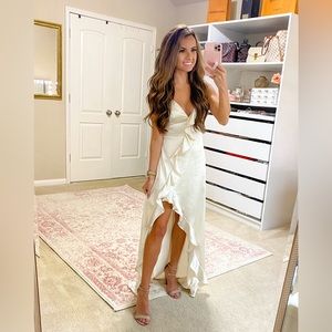 Ivory maxi dress